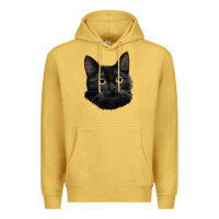 Antique Gold Bombay Cat Face Premium Hoodie - LillyAllenDesigns