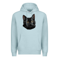 Blue Mist Bombay Cat Face Premium Hoodie - LillyAllenDesigns
