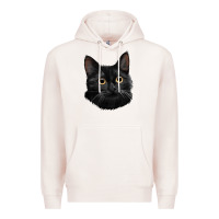 Pale Pink Bombay Cat Face Premium Hoodie - LillyAllenDesigns