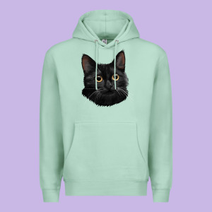 Bombay Cat Face Premium Hoodie Designed By Lillyallendesigns