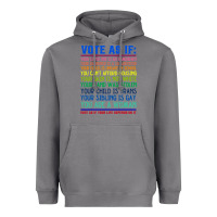 Storm Vote As If Your Life Depends On It Human Rights Heavyweight Hoodie - SnappyArt