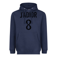 Navy j adior Heavyweight Hoodie - SnappyArt
