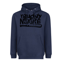 Navy naughty by nature Heavyweight Hoodie - SnappyArt