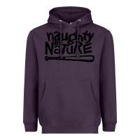 Plum naughty by nature Heavyweight Hoodie - SnappyArt