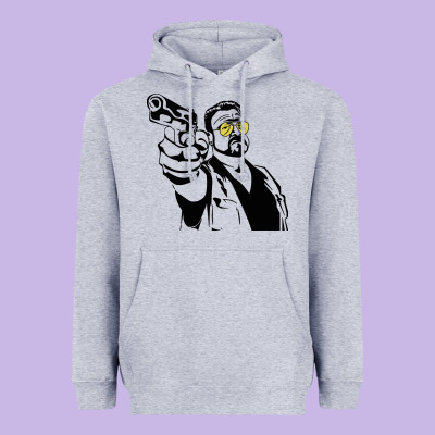 Big Lebowski Heavyweight Hoodie Designed By Snappyart