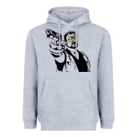 Heather Grey big lebowski Heavyweight Hoodie - SnappyArt