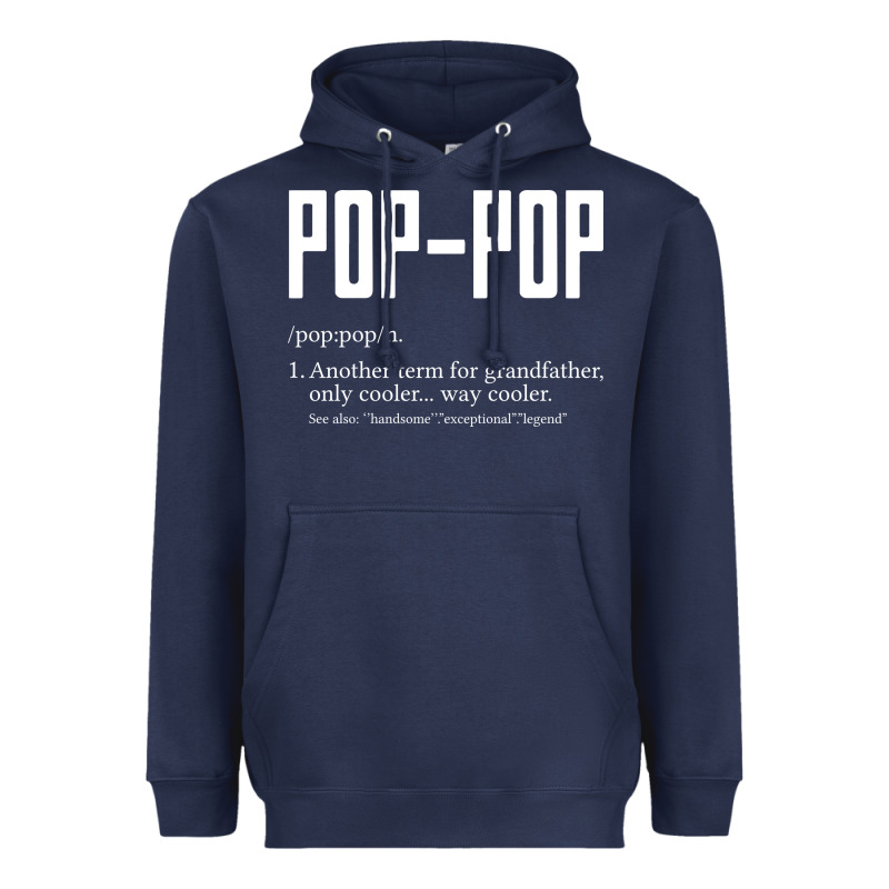 Pop Pop Gifts Grandpa Fathers Day Pop-pop Heavyweight Hoodie by SnappyArt | Teevron