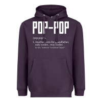 Plum Pop Pop Gifts Grandpa Fathers Day Pop-Pop Heavyweight Hoodie - SnappyArt