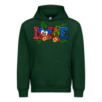 Forest Green love haitian republic Urban Hoodie - RanaPortraitStore