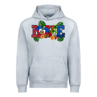 Heather Grey love haitian republic Urban Hoodie - RanaPortraitStore