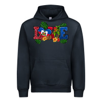 Navy love haitian republic Urban Hoodie - RanaPortraitStore