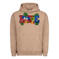Pigment Burro love haitian republic Urban Hoodie - RanaPortraitStore
