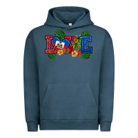 Pigment Midnight Navy love haitian republic Urban Hoodie - RanaPortraitStore