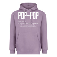 Lavender Pop Pop Gifts Grandpa Fathers Day Pop-Pop Heavyweight Hoodie - SnappyArt