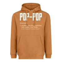 Meerkat Pop Pop Gifts Grandpa Fathers Day Pop-Pop Heavyweight Hoodie - SnappyArt