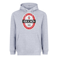Heather Grey Beck’s-Dark Heavyweight Hoodie - SnappyArt