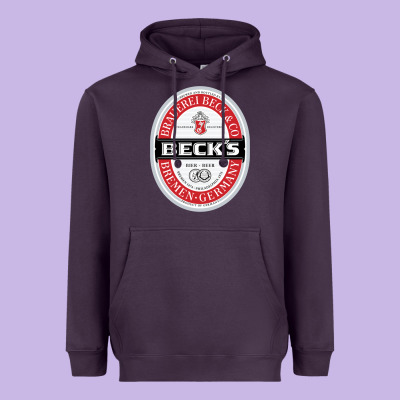 Beck’s-dark Heavyweight Hoodie Designed By Snappyart