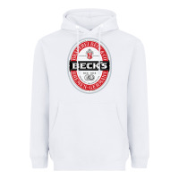 White Beck’s-Dark Heavyweight Hoodie - SnappyArt