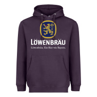 Plum lowenbrau Heavyweight Hoodie - SnappyArt