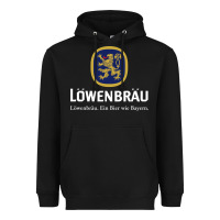 Black lowenbrau Heavyweight Hoodie - SnappyArt