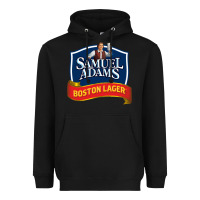 Black samuel adams Heavyweight Hoodie - SnappyArt