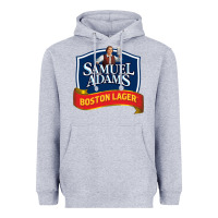 Heather Grey samuel adams Heavyweight Hoodie - SnappyArt