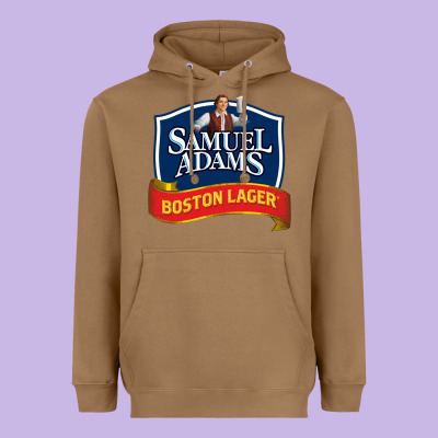 Samuel Adams Heavyweight Hoodie Designed By Snappyart