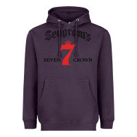 Plum Seagrams 7 Bk 1.png Heavyweight Hoodie - SnappyArt