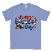 Colony Blue Happy memorial day 4th of july Classic Tee - CowGirlArtShop