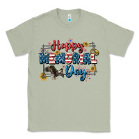 Matcha Happy memorial day 4th of july Classic Tee - CowGirlArtShop