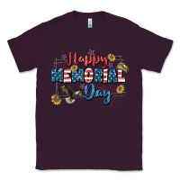 Plum Happy memorial day 4th of july Classic Tee - CowGirlArtShop
