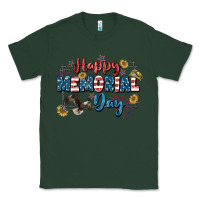 Sports Green Happy memorial day 4th of july Classic Tee - CowGirlArtShop