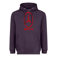 Plum amg Heavyweight Hoodie - SnappyArt