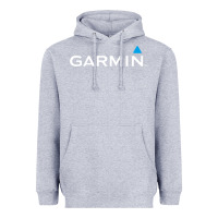 Heather Grey Official Garmin Original Merchandise Heavyweight Hoodie - SnappyArt