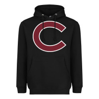 Black colgate vintage Heavyweight Hoodie - SnappyArt