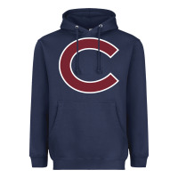 Navy colgate vintage Heavyweight Hoodie - SnappyArt