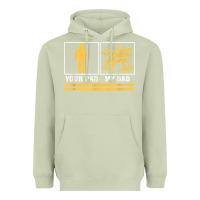 Matcha mens my dad is a drummer your dad not drum player father's day t shirt Heavyweight Hoodie - SnappyArt