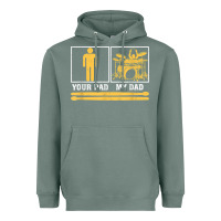Sage mens my dad is a drummer your dad not drum player father's day t shirt Heavyweight Hoodie - SnappyArt