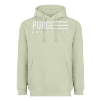 Matcha Purge And Purify Graphic Heavyweight Hoodie - SnappyArt