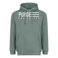 Sage Purge And Purify Graphic Heavyweight Hoodie - SnappyArt