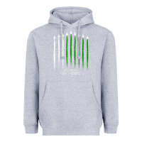 Heather Grey pakistan air force shirt   pakistani flag men women kids t shirt Heavyweight Hoodie - SnappyArt