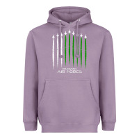 Lavender pakistan air force shirt   pakistani flag men women kids t shirt Heavyweight Hoodie - SnappyArt