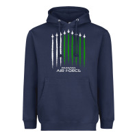 Navy pakistan air force shirt   pakistani flag men women kids t shirt Heavyweight Hoodie - SnappyArt