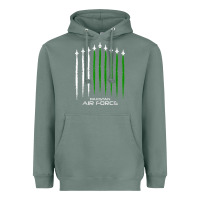 Sage pakistan air force shirt   pakistani flag men women kids t shirt Heavyweight Hoodie - SnappyArt