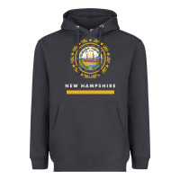 Smoke new hampshire state flag new Heavyweight Hoodie - SnappyArt