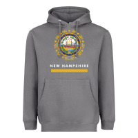 Storm new hampshire state flag new Heavyweight Hoodie - SnappyArt