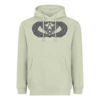 Matcha Air Force Civil Engineer Badge Heavyweight Hoodie - SnappyArt