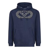 Navy Air Force Civil Engineer Badge Heavyweight Hoodie - SnappyArt