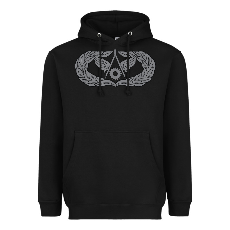 Air Force Civil Engineer Badge Heavyweight Hoodie by SnappyArt | Teevron