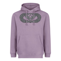 Lavender Air Force Civil Engineer Badge Heavyweight Hoodie - SnappyArt